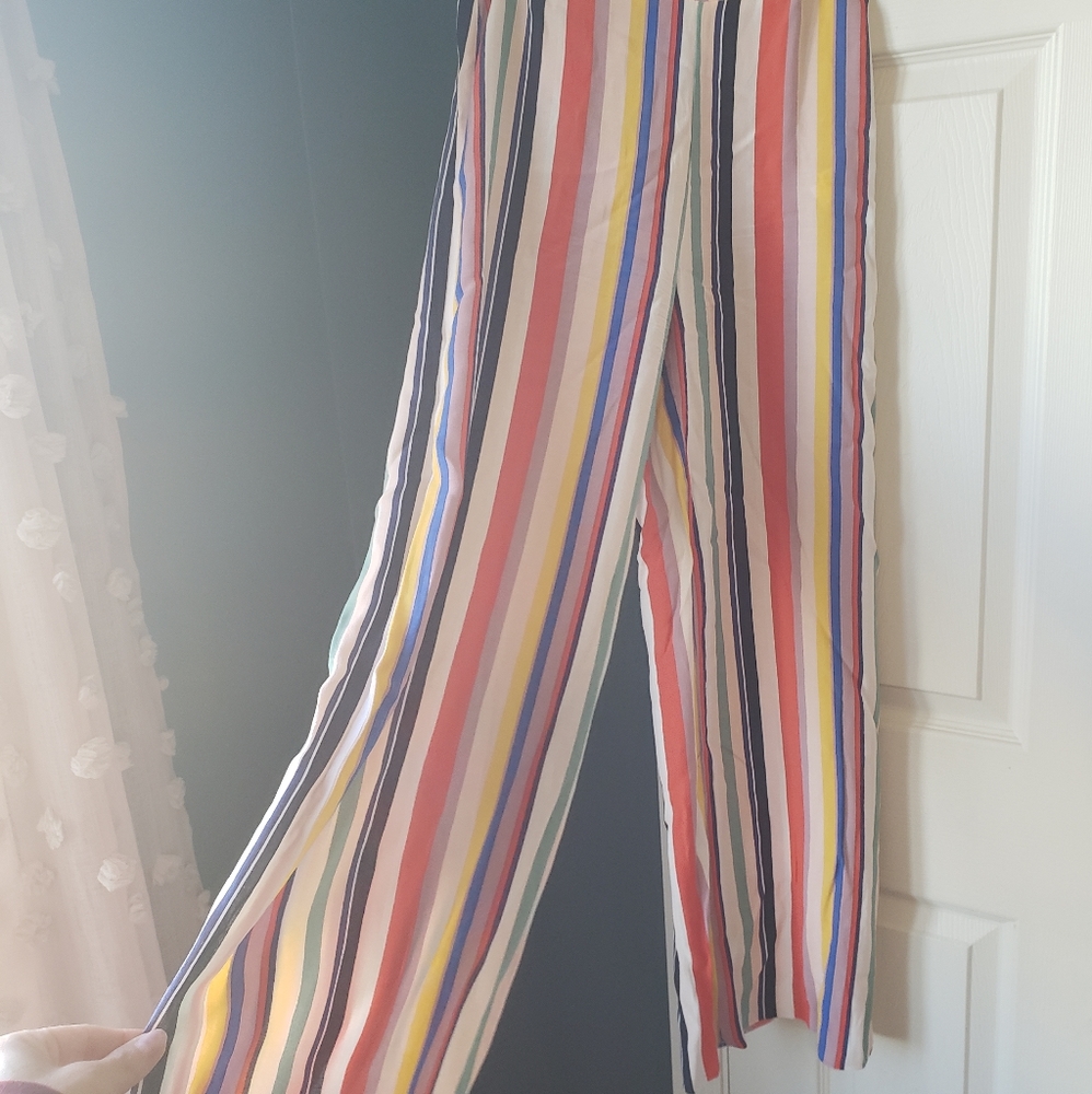 Sz 4 70s style New Look Viscose Striped Pants